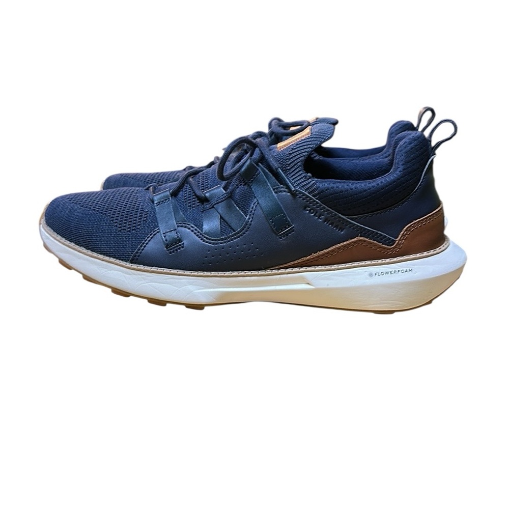 Cole Haan Men’s Grand Motion Woven Stitchlite 2 Navy Tan Ivory Sz 11.5M - Picture 6 of 12
